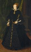Hans Eworth wife of Sir Henry Sidney Sweden oil painting artist